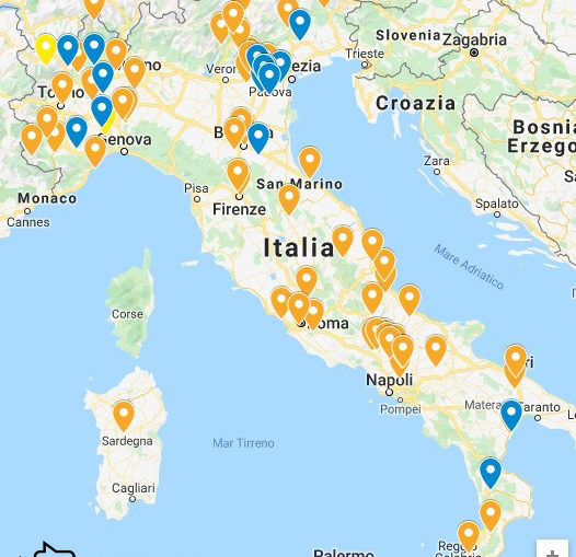 mappa dei comuni stop5G