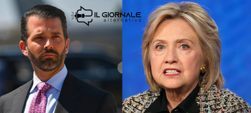 Donald Trump Junior risponde a tono a Hillary Clinton in un tweet