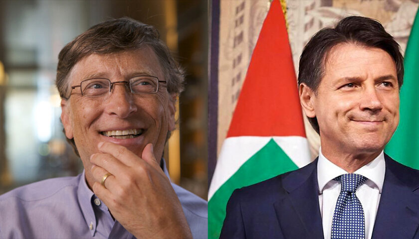 Bill Gates e Conte hanno parlato in videoconferenza