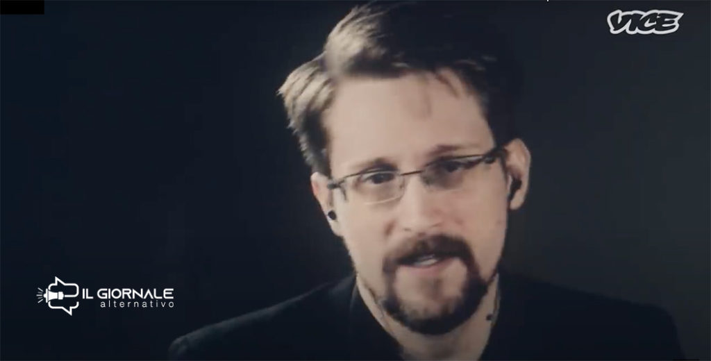 Edward Snowden intervistato su VICE TV parla di coronavirus