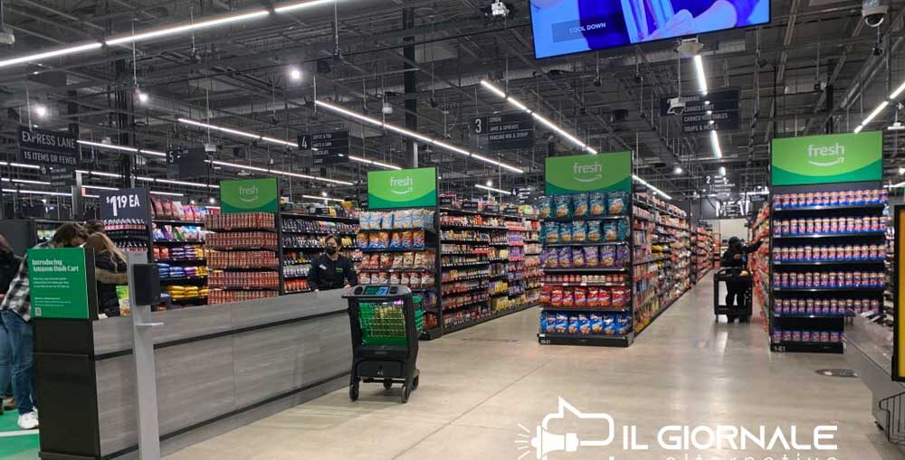 Amazon, il primo supermarket senza casse in Europa