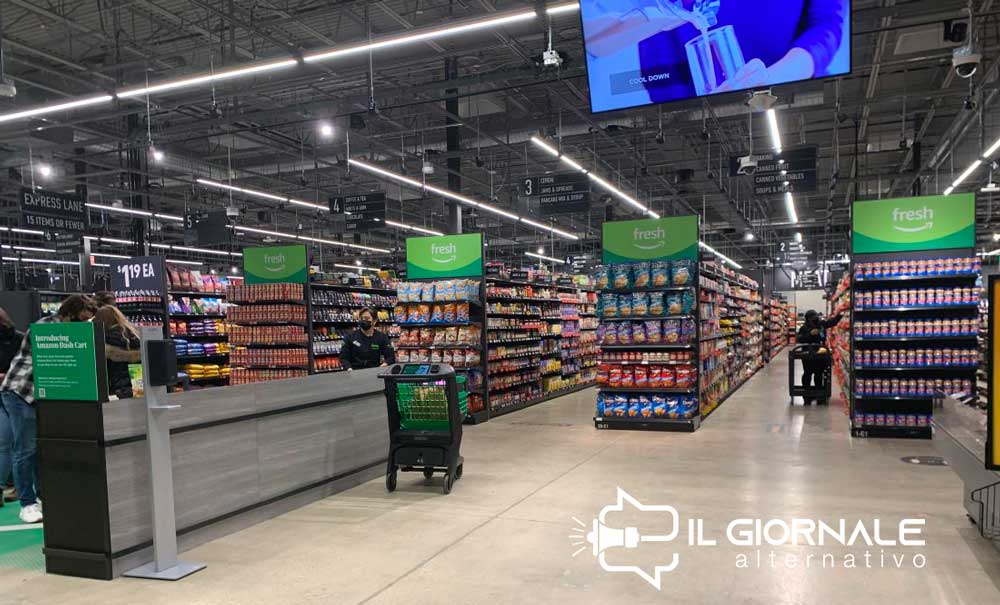 Amazon, il primo supermarket senza casse in Europa