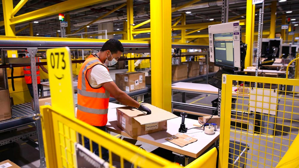 Lavoratori Amazon negli Stati Uniti
